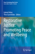 Cover: Restorative Justice: Promoting Peace and Wellbeing - Springer