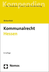Abbildung von: Kommunalrecht Hessen - Nomos