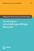 Cover: Forschung an entscheidungsunf&auml;higen Menschen - Nomos