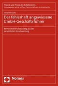 Cover: Der fehlerhaft angewiesene GmbH-Gesch&auml;ftsf&uuml;hrer - Nomos