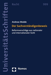 Abbildung von: Der Sachverständigenbeweis - Nomos