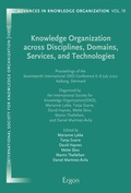 Cover: Knowledge Organization across Disciplines, Domains, Services and Technologies - Ergon