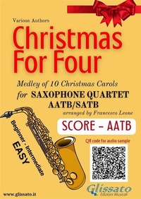 Abbildung von: Saxophone Quartet Score "Christmas for four" - Glissato Edizioni Musicali