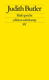 Abbildung von: Haß spricht - Suhrkamp