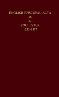 Cover: Rochester 1235-1318 - Oxford University Press