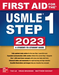 Enlarge image Cover: First Aid for the USMLE Step 1 2023 - McGraw-Hill Education