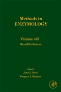 Cover: MicroRNA Methods: Volume 427 - Academic Press