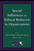 Cover: Social Influences on Ethical Behavior in Organizations - Psychology Press Ltd