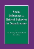 Cover: Social Influences on Ethical Behavior in Organizations - Psychology Press Ltd