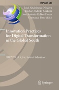Cover: Innovation Practices for Digital Transformation in the Global South - Springer
