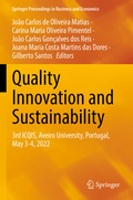 Cover: Quality Innovation and Sustainability - Springer
