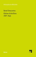 Cover: Kleine Schriften 1618-1649 - Meiner