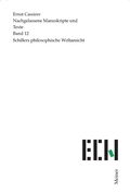 Cover: Schillers philosophische Weltansicht - Meiner