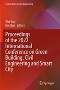 Cover: Proceedings of the 2022 International Conference on Green Building, Civil Engineering and Smart City - Springer