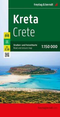 Abbildung von: Kreta, Straßen- und Freizeitkarte 1:150.000, freytag & berndt - Freytag-Berndt und ARTARIA