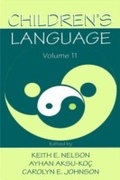 Cover: Children's Language - Routledge