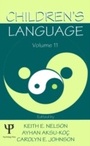 Cover: Children's Language - Routledge