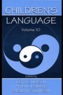 Cover: Children's Language - Psychology Press Ltd