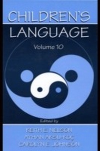 Abbildung von: Children's Language - Psychology Press Ltd