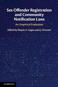 Cover: Sex Offender Registration and Community Notification Laws - Cambridge University Press