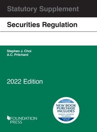 Enlarge image Cover: Securities Regulation Statutory Supplement, 2022 Edition - Foundation Press