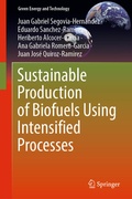 Cover: Sustainable Production of Biofuels Using Intensified Processes - Springer