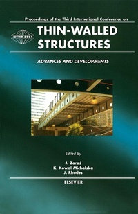 Enlarge image Cover: Thin-Walled Structures - Advances and Developments - Elsevier