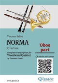 Cover: Oboe part of "Norma" for Woodwind Quintet - Glissato Edizioni Musicali