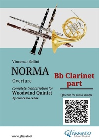 Abbildung von: Bb Clarinet Part of "Norma" For Woodwind Quintet - Glissato Edizioni Musicali