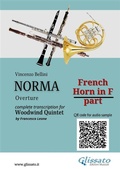 Cover: French Horn in F part of "Norma" for Woodwind Quintet - Glissato Edizioni Musicali