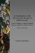 Cover: An Introduction to the Metaphysical Thought of John Peckham - Marquette University Press