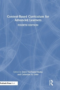 Enlarge image Cover: Content-Based Curriculum for Advanced Learners - Prufrock Press