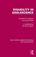 Cover: Disability in Adolescence - Routledge