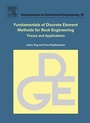 Cover: Fundamentals of Discrete Element Methods for Rock Engineering: Theory and Applications - Elsevier