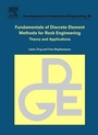 Cover: Fundamentals of Discrete Element Methods for Rock Engineering: Theory and Applications: Volume 85 - Elsevier