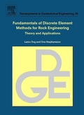 Cover: Fundamentals of Discrete Element Methods for Rock Engineering: Theory and Applications: Volume 85 - Elsevier