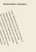 Cover: A Duration - Wave Books