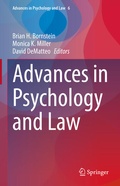 Cover: Advances in Psychology and Law - Springer