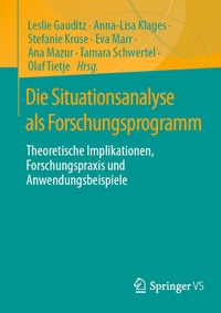 Abbildung von: Die Situationsanalyse als Forschungsprogramm - Springer VS