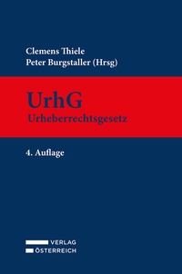 Abbildung von: UrhG Urheberrechtsgesetz - Verlag Österreich
