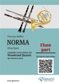 Cover: Flute part of "Norma" for Woodwind Quintet - Glissato Edizioni Musicali