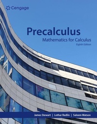 Enlarge image Cover: Precalculus : Mathematics for Calculus - CENGAGE Learning Custom Publishing
