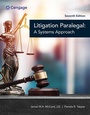 Cover: The Litigation Paralegal: A Systems Approach - Delmar Cengage Learning