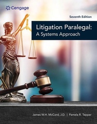 Enlarge image Cover: The Litigation Paralegal: A Systems Approach - Delmar Cengage Learning