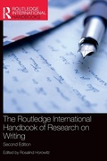 Cover: The Routledge International Handbook of Research on Writing - Routledge