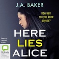 Cover: Here Lies Alice - Bolinda Audio Books