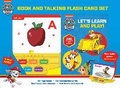 Cover: Nickelodeon PAW Patrol: Let's Learn and Play! Book and Talking Flash Card Sound Book Set - Pi Kids