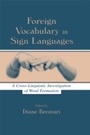 Cover: Foreign Vocabulary in Sign Languages - Psychology Press Ltd