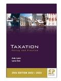 Cover: Taxation: Policy and Practice 2022/23 2022 - Fiscal Publications