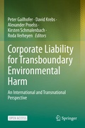 Bild: Corporate Liability for Transboundary Environmental Harm - Springer